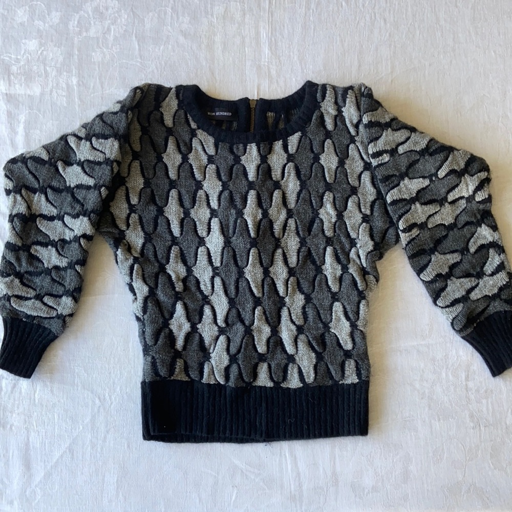 **SOLD Won Hundred wool sweater, sz XS